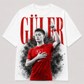 Arda Güler Türkei WM 2026 Superstar Fan Shirt rotes T-Shirt mit Frontprint