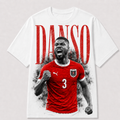 Kevin Danso Österreich WM 2026 Verteidiger Fan Shirt T-Shirt schwarzer Frontprint