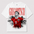 Michael Gregoritsch Österreich WM 2026 Torjäger Fan Shirt T-Shirt rot weißer Druck