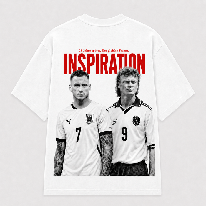 Österreich WM 2026 x 1998 Retro Fan Shirt T-Shirt mit Crossover Frontprint