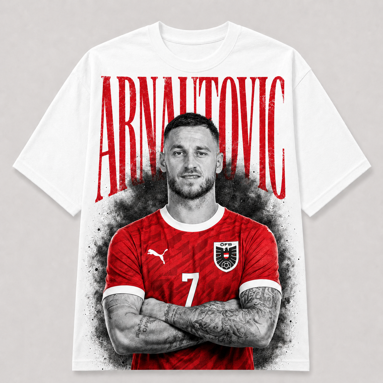 Marko Arnautovic Österreich WM 2026 Legende Fan Shirt weißes T-Shirt