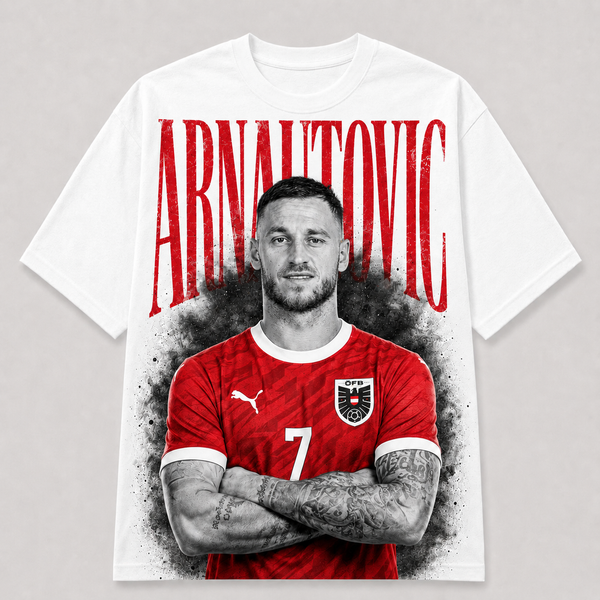 Marko Arnautovic Österreich WM 2026 Legende Fan Shirt weißes T-Shirt