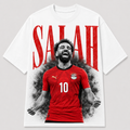 Mohamed Salah Ägypten WM 2026 Egyptian King Fan Shirt rotes T-Shirt Frontprint