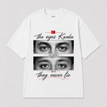 The Eyes Kanka Türkei WM 2026 weißes Fan Shirt T-Shirt mit Çalhanoğlu und Güler Augen-Frontprint