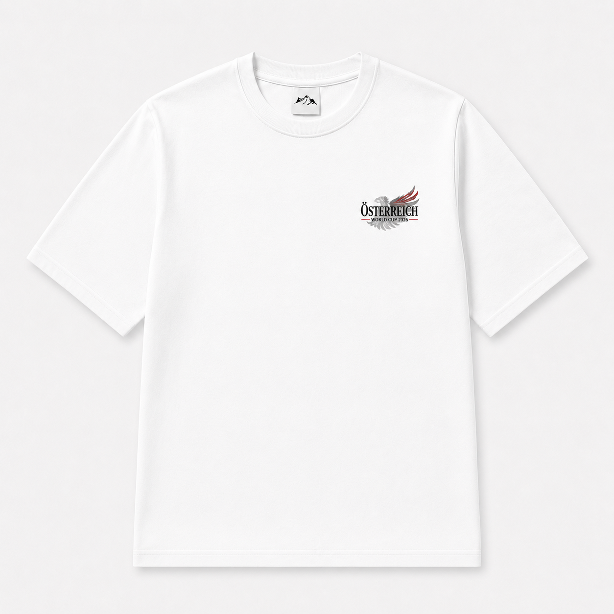 Adlerstolz Österreich WM 2026 T-Shirt – mit Adler Backprint