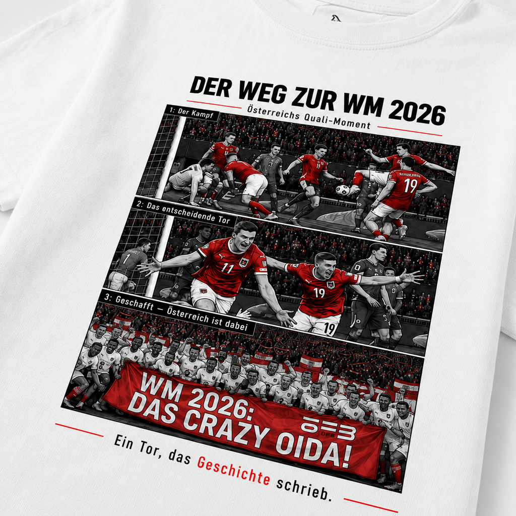 Österreich WM 2026 Quali-Moment T-Shirt